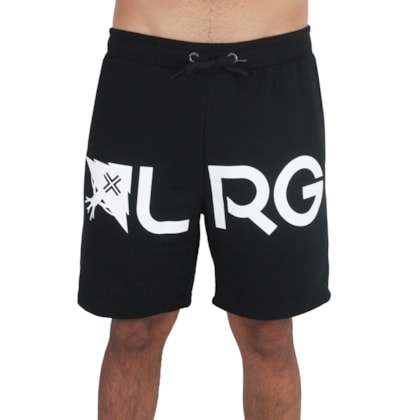 Bermuda de Moletom LRG Effective Fleece Preta