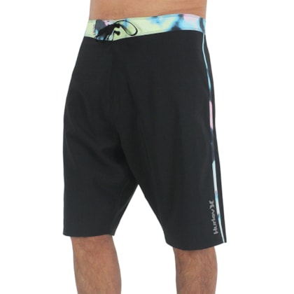 Bermuda Extra Grande Hurley Liquid Strip Black Bermuda Extra Grande Hurley Liquid Strip Black