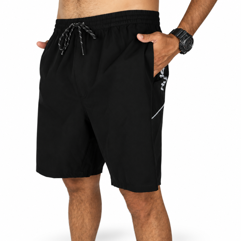 Bermuda Extra Grande Hurley Volley Airflex Black Importada