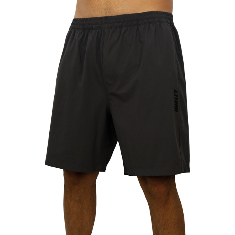 Bermuda Extra Grande Hurley Volley Blok Cinza