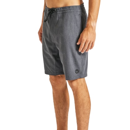 Bermuda Hang Loose Híbrida Zippy Dark Grey