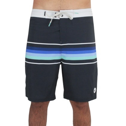 Bermuda Hang Loose Sky Stripe Black