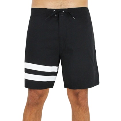 Bermuda Hurley Phantom Block Party 18" Black White