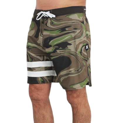 Bermuda Hurley Phantom Block Party 18" Camo Bermuda Hurley Phantom Block Party 18" Camo
