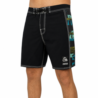 Bermuda Quiksilver Blank Canvas x Gregg Kaplan Arch 18 Black