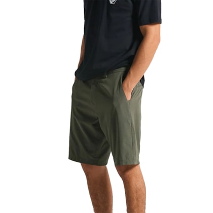 Bermuda Volcom Híbrida Frickin Cross Shred Esquadron Green