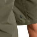 Bermuda Volcom Híbrida Frickin Cross Shred Esquadron Green