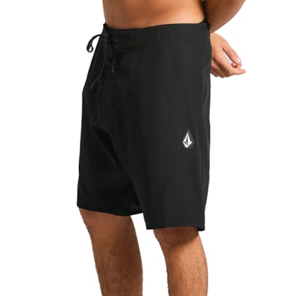 Bermuda Volcom Lido Solid Preta