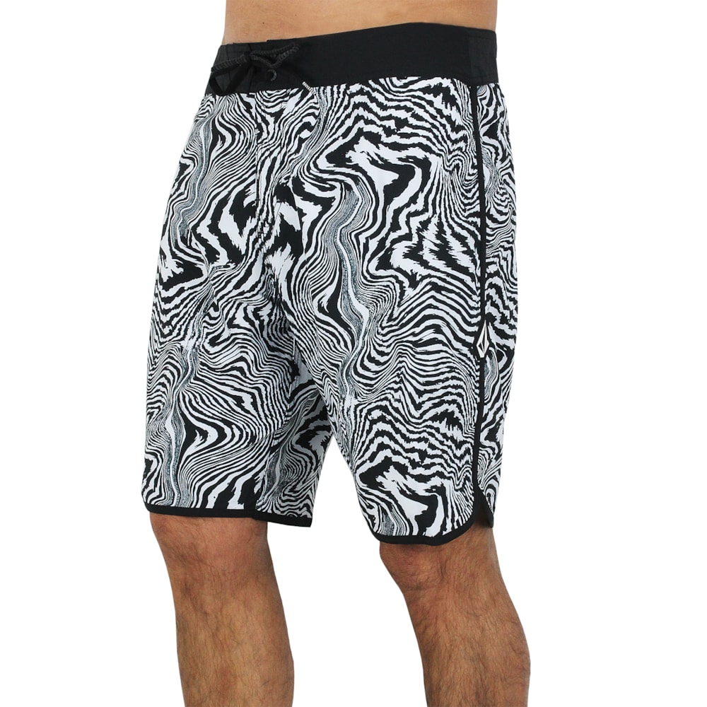 Bermuda Volcom Mixed Scallop Mod Black