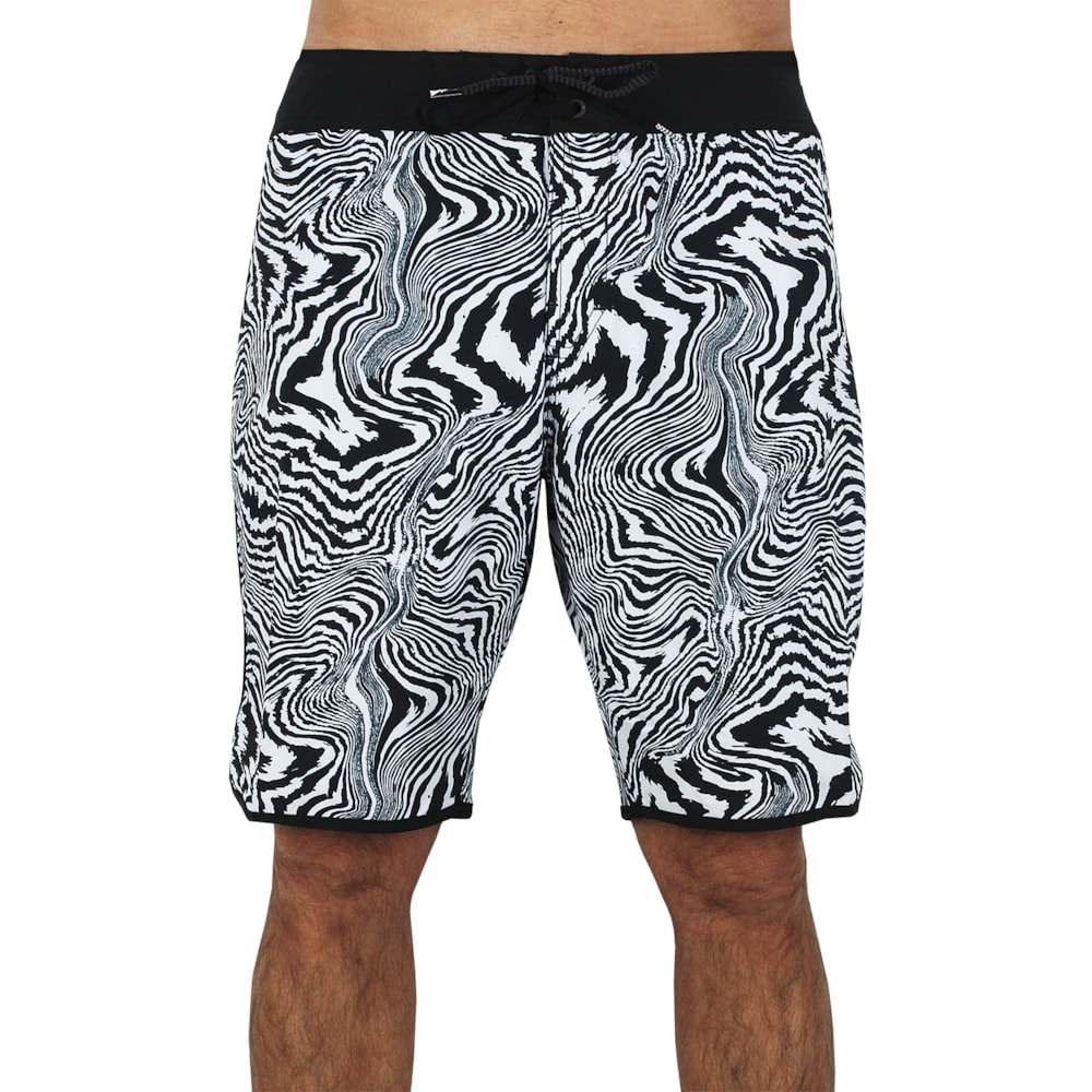 Bermuda Volcom Mixed Scallop Mod Black