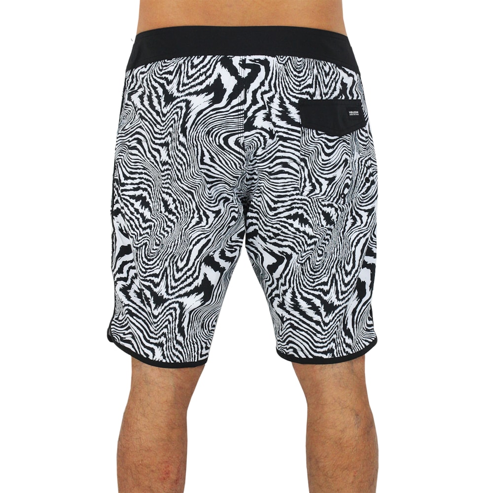 Bermuda Volcom Mixed Scallop Mod Black