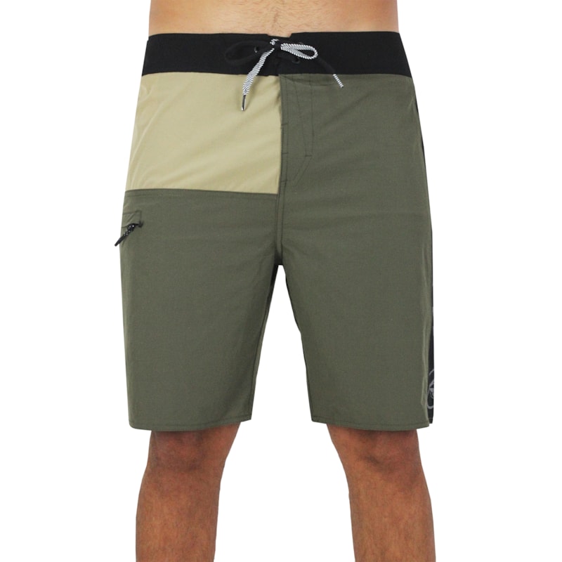 Bermuda Volcom Sabotage Army Green Importada