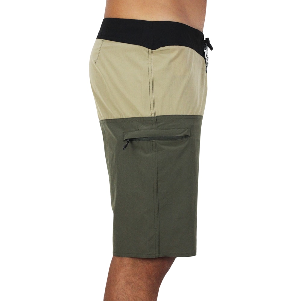 Bermuda Volcom Sabotage Army Green Importada