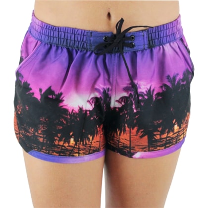Boardshort Roxy Dreams Summer Feminino Paisagem Boardshort Roxy Dreams Summer Feminino Paisagem