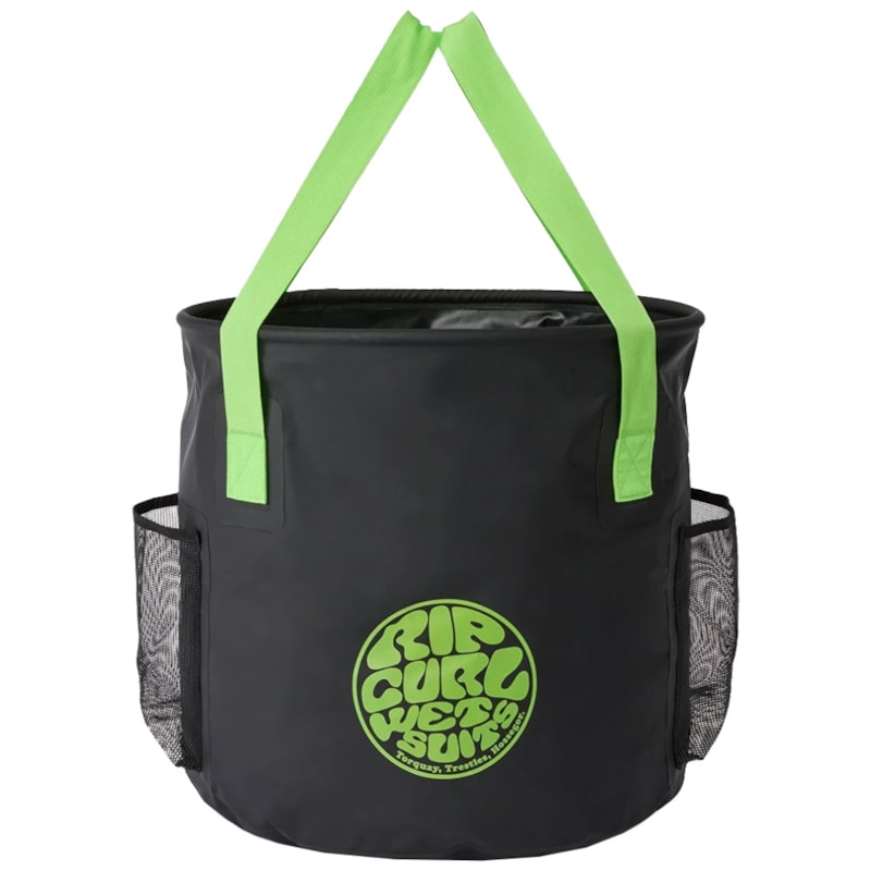 Bolsa Rip Curl Elasto 50 Litros Bucket Black Lime Importada