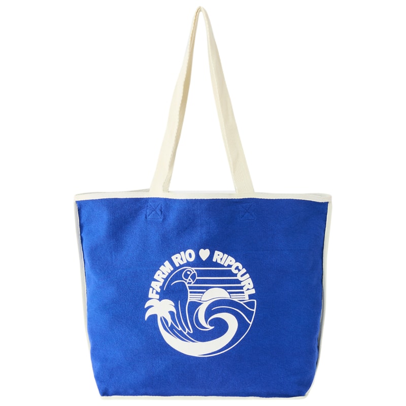Bolsa Rip Curl x Farm Rio Tropical Desire Tote Cobalt Blue