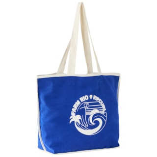 Bolsa Rip Curl x Farm Rio Tropical Desire Tote Cobalt Blue