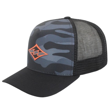 Boné Billabong Norfolk Trucker Black Boné Billabong Norfolk Trucker Black