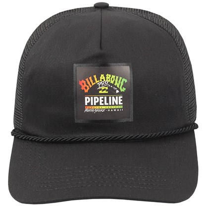 Boné Billabong Pipeline Plataform Trucker Black