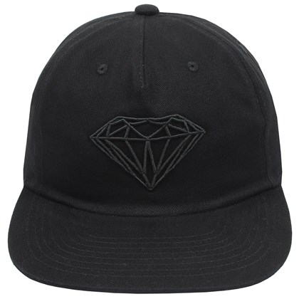 Boné Diamond Brilliant Unstruct Snapback Black