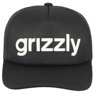 Boné Grizzly Lowercase Trucker Black