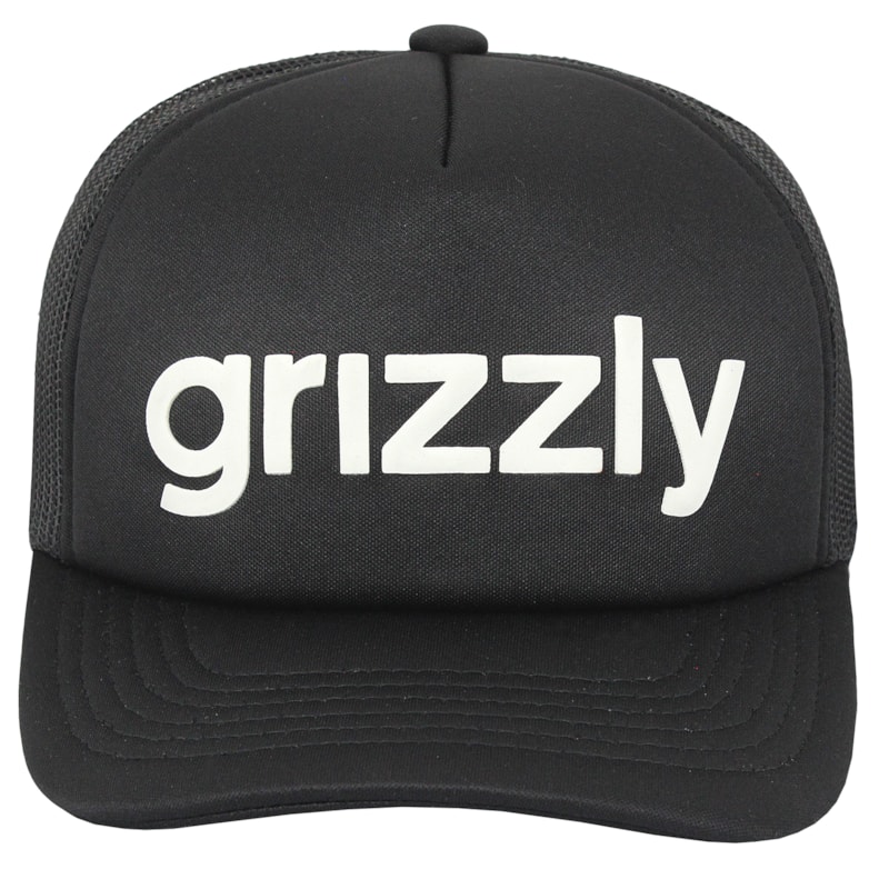 Boné Grizzly Lowercase Trucker Black