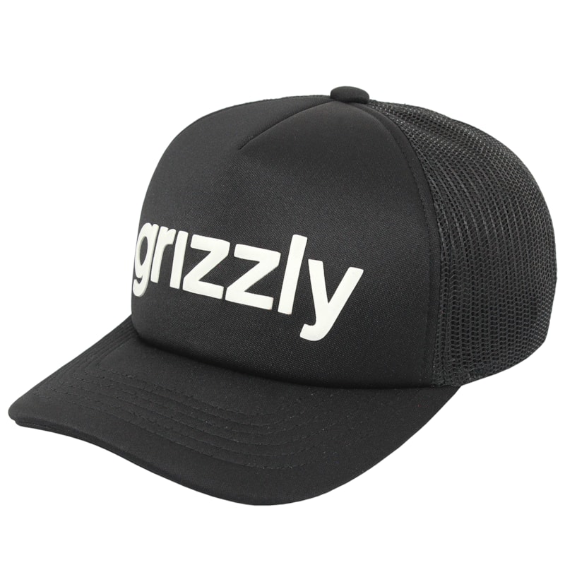 Boné Grizzly Lowercase Trucker Black