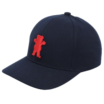 Boné Grizzly OG Bear Baseball 6 Panel Navy Boné Grizzly OG Bear Baseball 6 Panel Navy