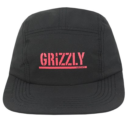 Boné Grizzly Stamp Camper Hat Black