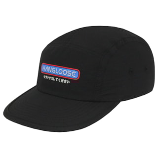 Boné Hang Loose Five Panel Kanji Black