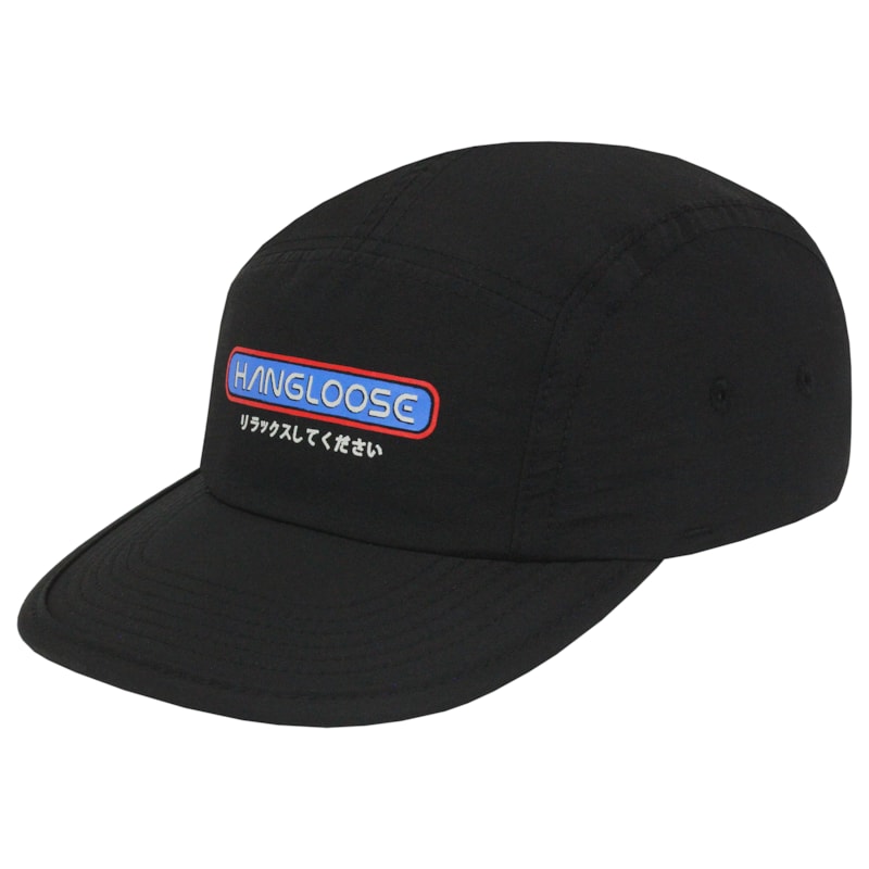 Boné Hang Loose Five Panel Kanji Black