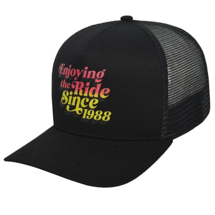 Boné Hang Loose The Ride Fia Classics Trucker Black