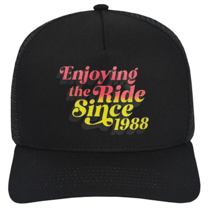Boné Hang Loose The Ride Fia Classics Trucker Black