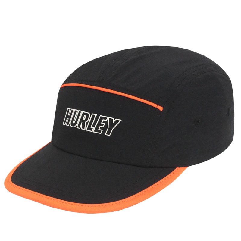 Boné Hurley Five Panel Fast Outline Preto