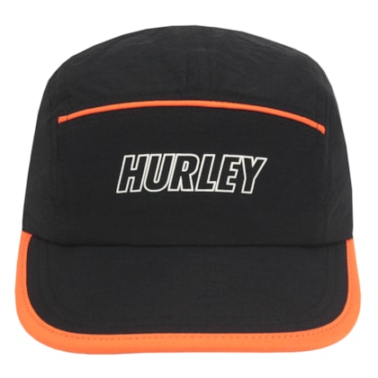 Boné Hurley Five Panel Fast Outline Preto