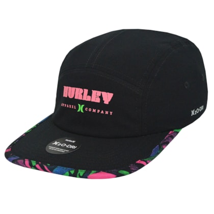 Boné Hurley Five Panel Noise Black