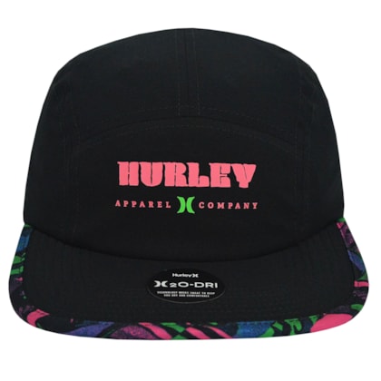 Boné Hurley Five Panel Noise Black