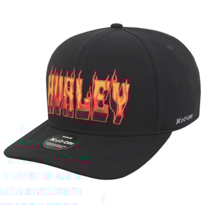 Boné Hurley Flame Preto