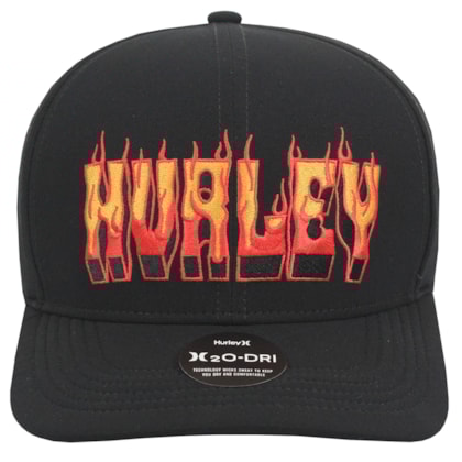Boné Hurley Flame Preto