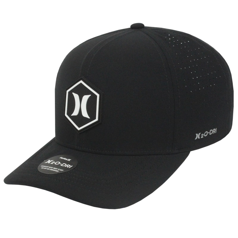 Boné Hurley Hexa Preto Importado