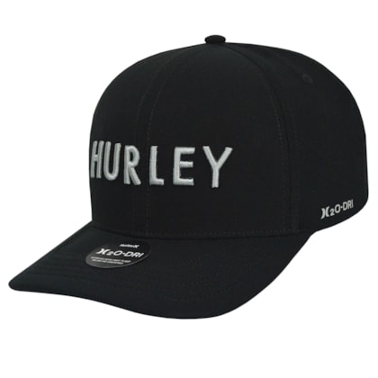 Boné Hurley Letters Black