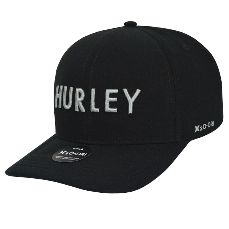 Boné Hurley Letters Black