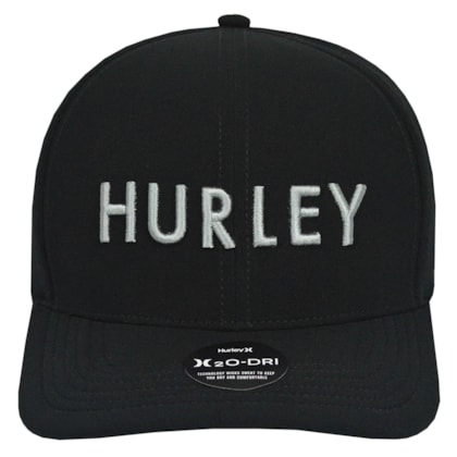 Boné Hurley Letters Black