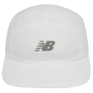 Boné New Balance Five Panel Every Day Trainer White Importado