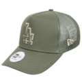 Boné New Era 9-Forty Outline E-Frame Trucker Los Angeles Dodgers Olive