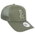 Boné New Era 9-Forty Outline E-Frame Trucker Los Angeles Dodgers Olive