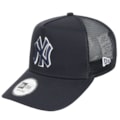 Boné New Era 9-Forty Outline E-Frame Trucker New York Yankees Navy