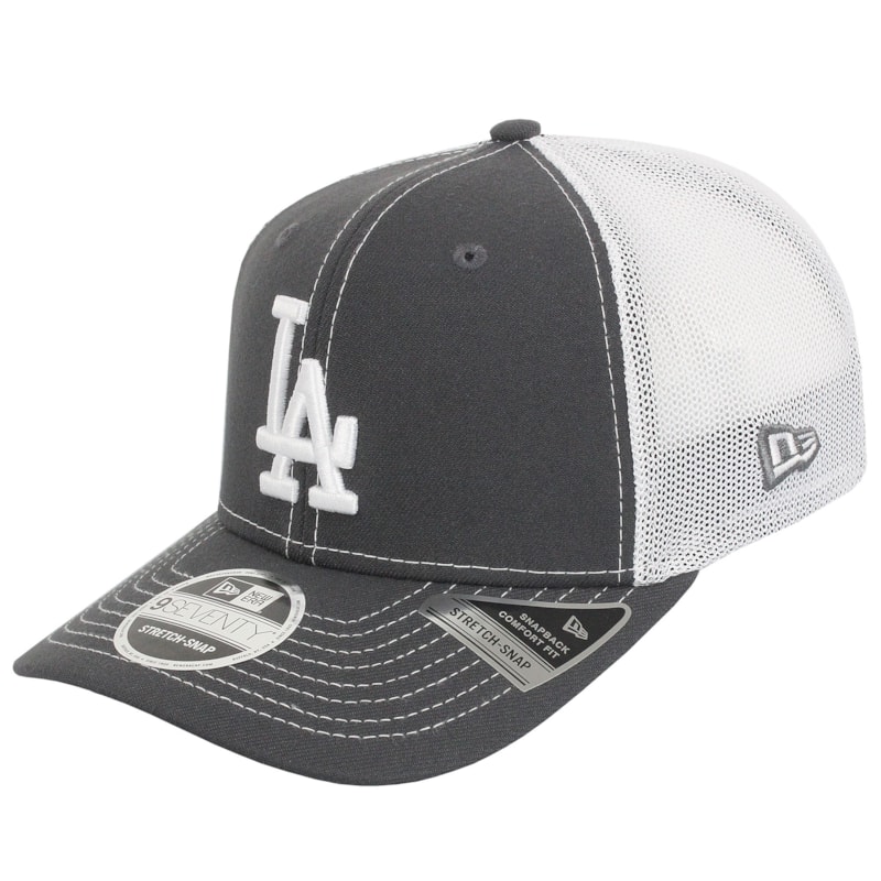 Boné New Era 9-Seventy Stretch Snap Los Angeles Dodgers Cinza