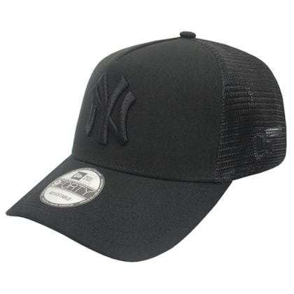 Boné New Era 9Forty A-Frame MLB Trucker New York Yankees Black Boné New Era 9Forty A-Frame MLB Trucker New York Yankees Black