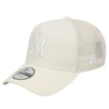 Boné New Era 9Forty A-Frame MLB Trucker New York Yankees Off White